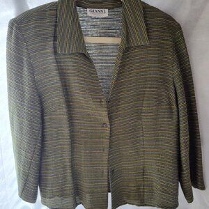 Vintage Gianni Jacket 90s Made in USA 16 (will run small, because vintage)